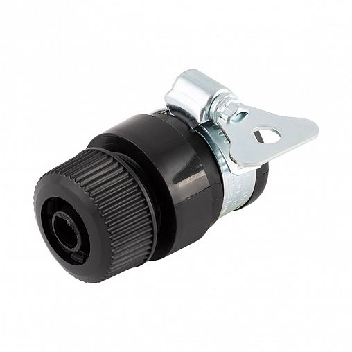 Соединитель для шлангов Park, с системой быстрой фиксации и хомутом, 1/2" фото