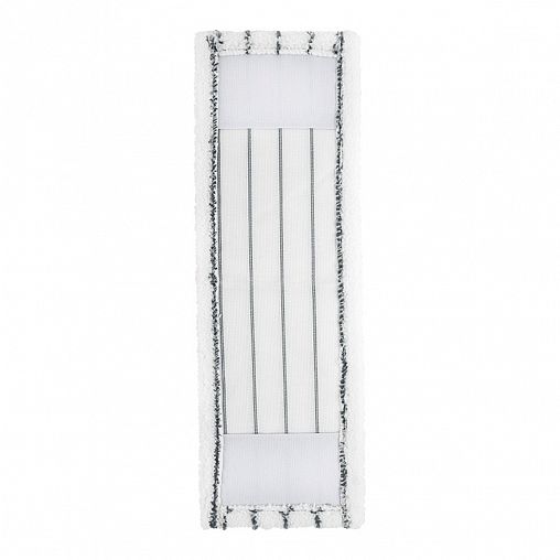 Насадка к швабре Рыжий кот Mop Click, микрофибра, 44 x 14,5 см, белая фото