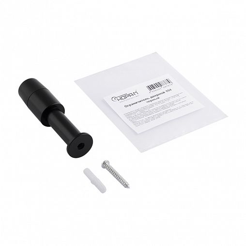 Ограничитель дверной Нора-М 104, черный фото