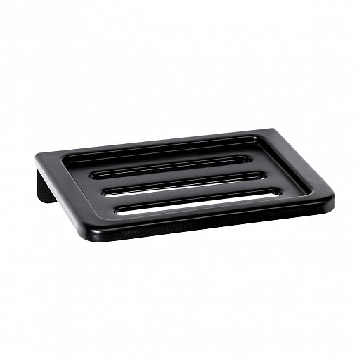 Мыльница Swensa Lund, металл, черная фото