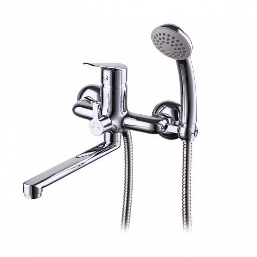 Смеситель для ванны с душем Lemark Partner LM6513C, однорычажный, хром фото