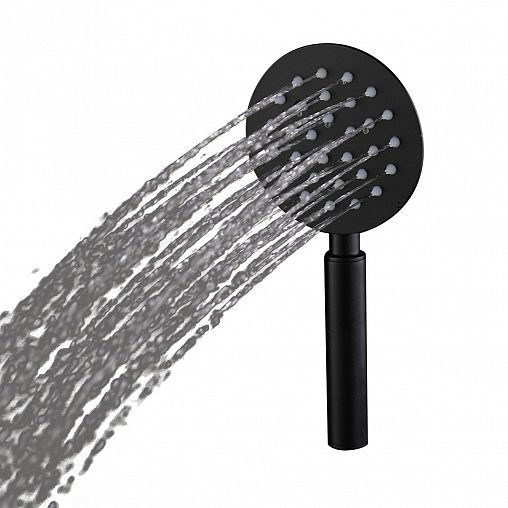 Лейка для душа Fashun A004-7, 1 режим, черная фото