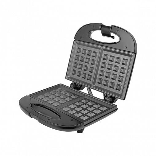 Вафельница электрическая Centek CT-1447, 800 Вт, черная фото