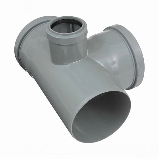 Крестовина канализационная Lammin, левая, 110 x 110 x 50/87,5°(2-х пл.) фото