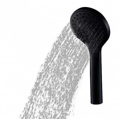 Лейка для душа Fashun A023-7, 5 режимов, черная фото