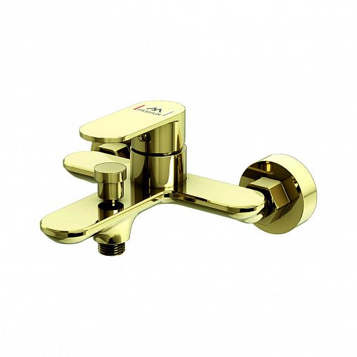 Смеситель для ванны с душем Fashun A3285-35, золото фото