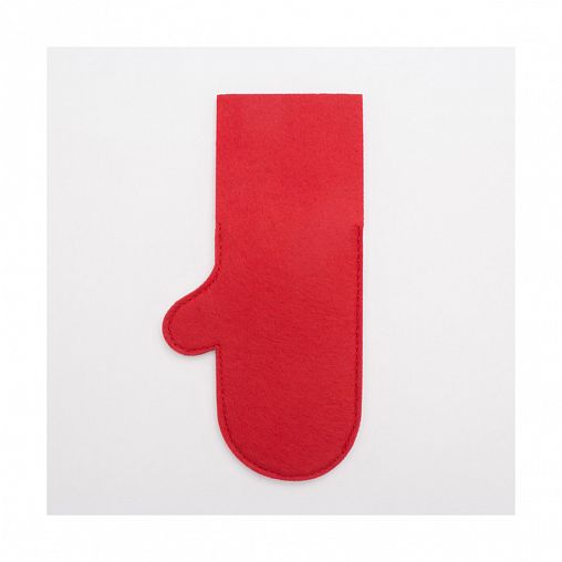 Конверт для столовых предметов Доляна Варежка, фетр, 11 x 21 см фото