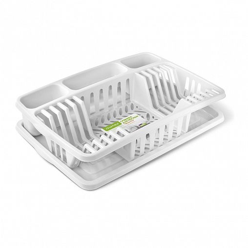 Сушилка для посуды Martika Фланто, 508 x 338 мм, белая фото
