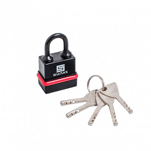 Замок навесной всепогодный Булат ВС 3-Н35, d 5 мм, 5 ключей фото