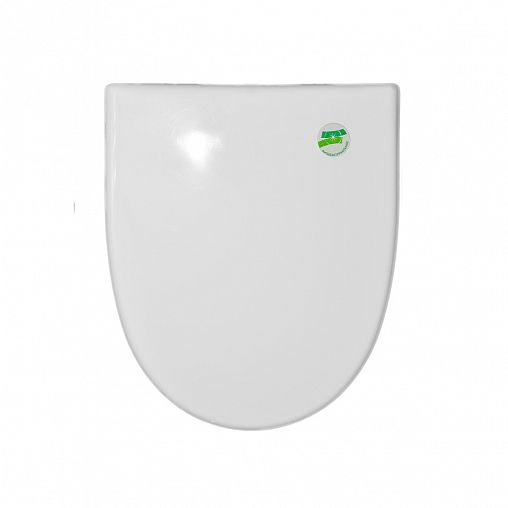 Сиденье для унитаза Инкоэр Соната, 423/430 x 358 мм, белое фото