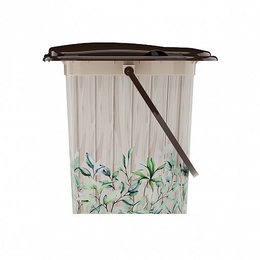 Ведро-туалет Альтернатива, 17 л, летний день фото