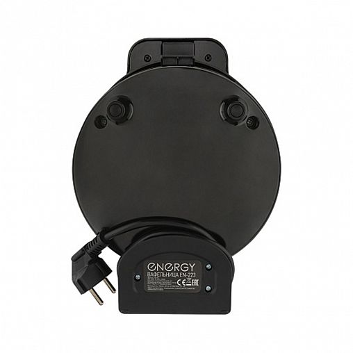 Вафельница электрическая Energy EN-223, 1000 Вт, черная фото