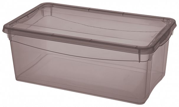 Ящик универсальный Econova Колор-Стайл, 330 x 190 x 120 мм, 5 л, коричневый фото