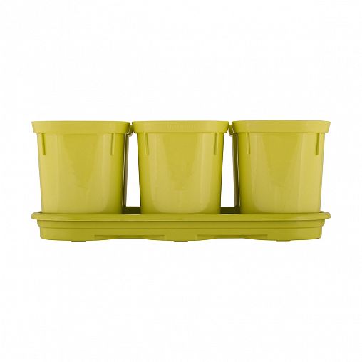 Набор горшочков для рассады InGreen, с поддоном,c торфяными таблетками, 400 мл, 6 шт фото