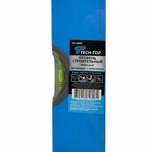 Уровень магнитный Tech-top Highlevel, с перископом, 800 мм фото