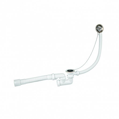 Сифон для ванн Wirquin Перископ с выпуском 1 1/2" x 40 мм, слив-перелив регулируемый фото