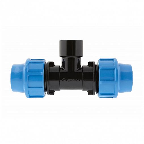 Тройник комбинированный полипропиленовый Джилекс, с внутренней резьбой, 25 x 3/4" М x 25 мм фото