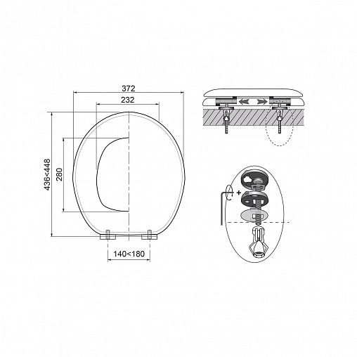 Abattant wc shop wirquin casual line