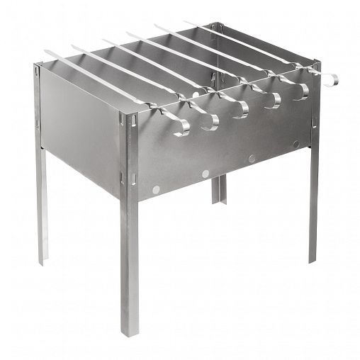 Мангал Boyscout, сборный + 6 шампуров, 350 x 250 x 350 мм фото Мангал Boyscout, сборный + 6 шампуров, 350 x 250 x 350 мм фото