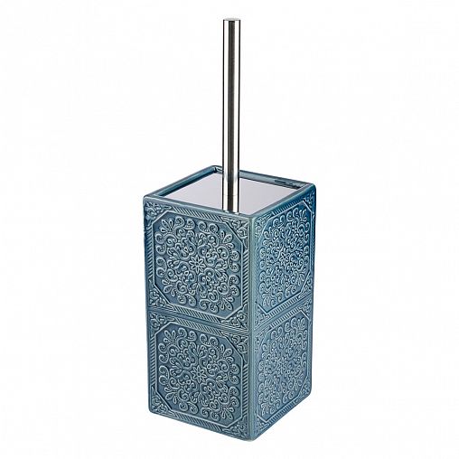 Ершик для унитаза Рыжий кот Марокко, с подставкой фото