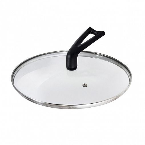 Крышка стеклянная Mallony Vetro-Special, металлический ободок, паровыпуск, 22 см фото