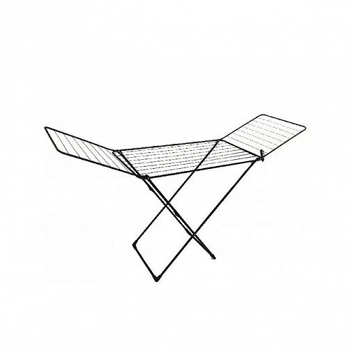 Сушилка для белья напольная Nika СБ1М/3, складная, сушильное полотно 18 м, черная фото