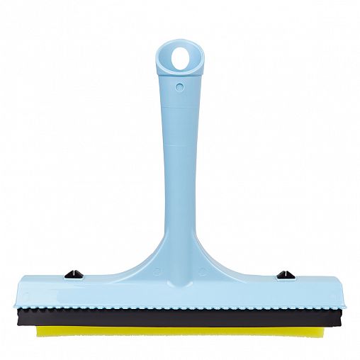 Щетка для мытья окон Spin&Clean Step, с водосгоном, телескопическая ручка 150 см, небесный фото Щетка для мытья окон Spin&Clean Step, с водосгоном, телескопическая ручка 150 см, небесный фото