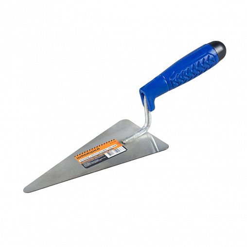 Кельма Шабашка Треугольник, нержавеющая сталь, пластиковая ручка, 180 мм фото