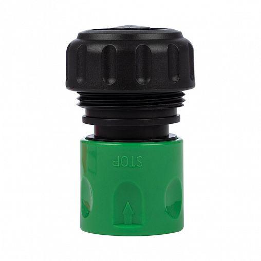 Соединитель для шлангов Park HL030, с системой быстрой фиксации и аквастопом, 3/4" фото