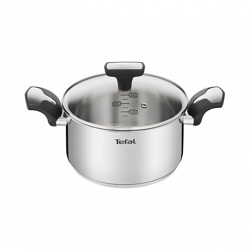 Кастрюля Tefal Emotion с крышкой, нержавеющая сталь, 3 л фото