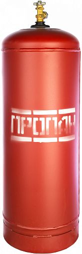 Баллон газовый бытовой НЗГА, с вентилем ВБ-2, 50 л фото