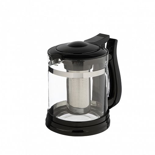 Чайник заварочный Mallony Fabriano, стеклянный, с фильтром, 1,6 л фото