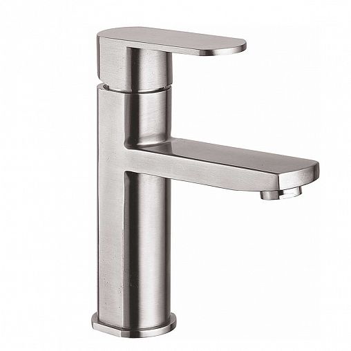 Смеситель для раковины с коротким изливом Fashun A51120, сатин фото