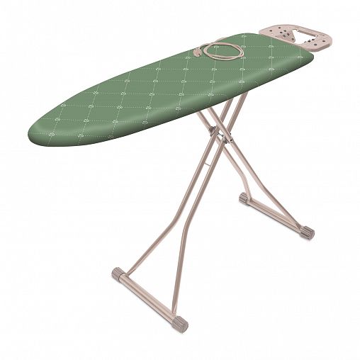 Гладильная доска Haushalt M Brilliant Olive, тефлон, 122 x 40 см фото