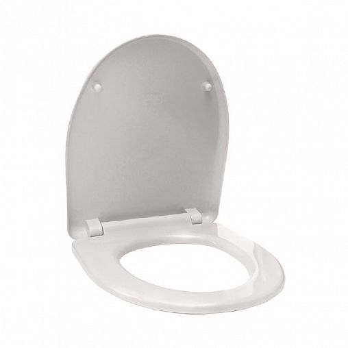 Сиденье для унитаза Wirquin Самара, крепление пластик, белое фото
