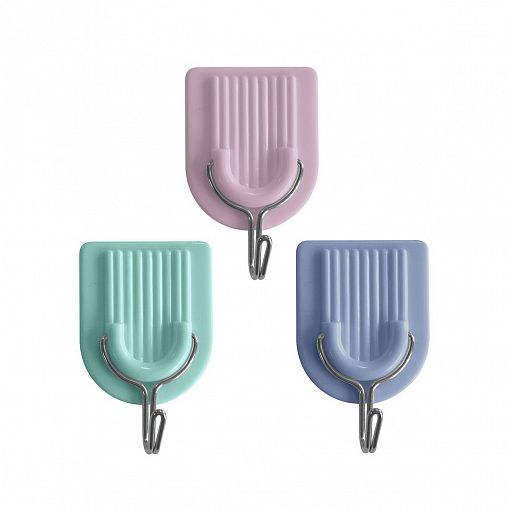 Крючки самоклеящиеся Мультидом VL27-222, 2 шт, микс фото