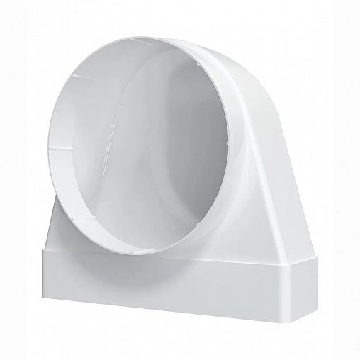 Угловой соединитель плоского воздуховода с круглым Era 620СК12,5КП, D 125 мм фото