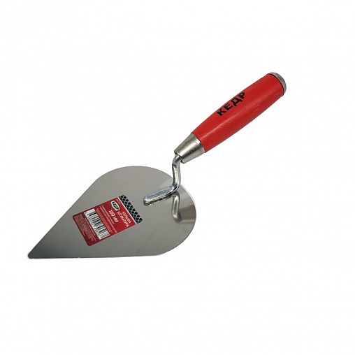 Кельма штукатура Кедр, нержавеющая сталь, деревянная ручка, 200 мм фото