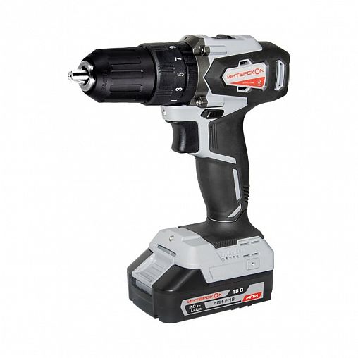 Дрель-шуруповерт ударная аккумуляторная Интерскол ДАУ-13/18В (574.0.0.70), 18 В, АПИ, без АКБ и ЗУ фото
