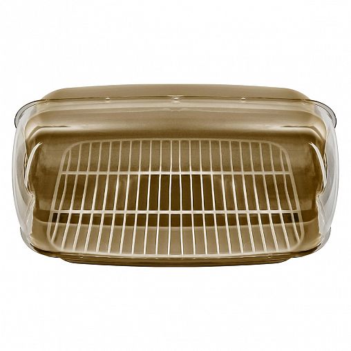 Хлебница Plast Team, 41,5 x 26 x 18,5 см, шоколадный мокко фото