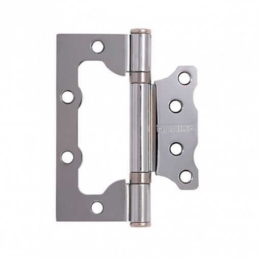 Петля накладная универсальная Аллюр 2BB CP, 100 x 75 x 2,5 мм, хром, 2шт фото