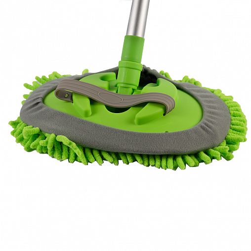 Швабра для пола Doм-Doм, с насадкой из микрофибры, с рукояткой 70 - 160 см фото