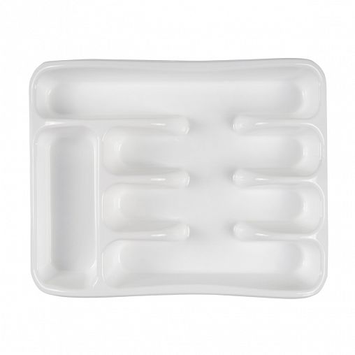 Лоток для столовых приборов Violet, 33 x 25,8 x 5,4 см, белый фото