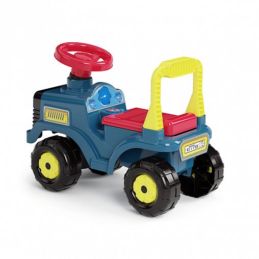 Машинка детская Альтернатива Трактор, синяя фото