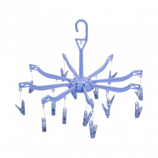 Вешалка для сушки мелочей Рыжий кот, 16 прищепок, d 24 см фото