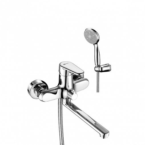 Смеситель для ванны Lemark Point LM0317C, однорычажный, хром фото
