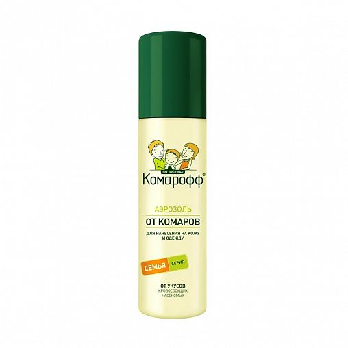 Средство от комаров Комарофф Семья, аэрозоль, 150 мл фото