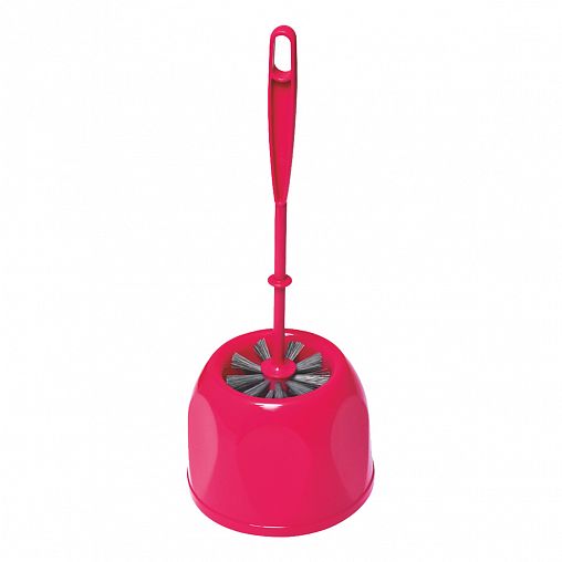 Ершик для унитаза York Миди, с подставкой, микс фото