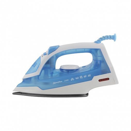 Утюг Матрена MA-046, 2200 Вт, подошва тефлоновая, голубой фото