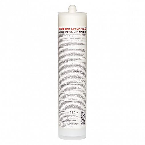 Акриловый герметик для дерева и паркета MasterTeks Profimaster 9782339, 290 мл, бук фото Акриловый герметик для дерева и паркета MasterTeks Profimaster 9782339, 290 мл, бук фото